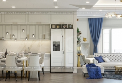 Thiết kế nội thất chung cư 47 Trần Xuân Soạn – Anh Dũng